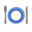 METACOM-Symbol: Mittagessen